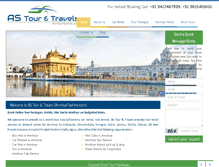 Tablet Screenshot of amritsartaxihire.com